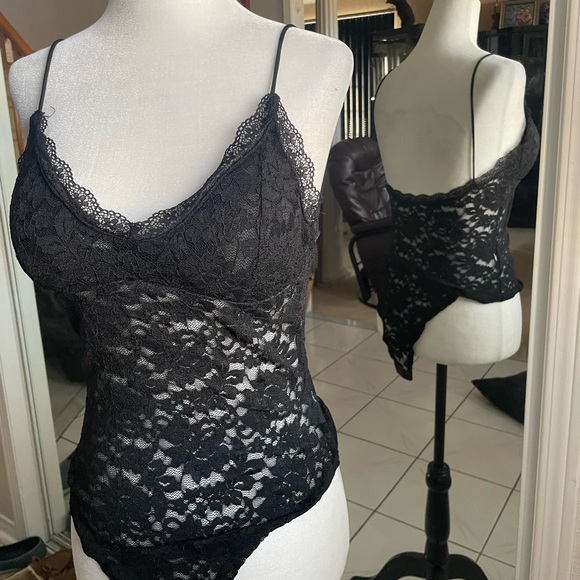 New Black Lace Lingerie Bodysuit | Size M - Picture 3 of 7